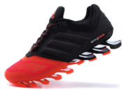 Кроссовки Adidas Springblade мужские черно-оранжевые - фото слева