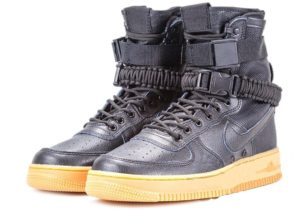 Кроссовки Nike Air Force 1 SF Black черные (35-45)