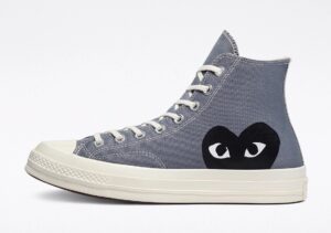 CDG x Converse Chuck 70 High серые женские (36-40)