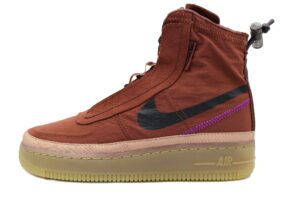 Nike Air Force 1 Shell бордовые с черным мужские-женские (40-44)