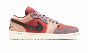 Nike Air Jordan 1 Low Canyon Rust разноцветные кожа-замша женские (35-39)